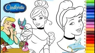 Disney Princess Cinderella - Cinderella Coloring Pages for kids