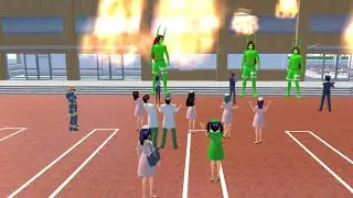 A DANGEROUS ZOMBIES ATTACKED  THE HOSPITAL 😱🧟&zwj;♀️ SAKURA SCHOOL SUMILATER