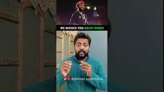 Arijit Singh Quit Singing ? 😭 | We Miss You Arijit Singh 💔 Fans Broken #shorts