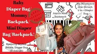 The best Diaper Bag /Baby Bag |My Milestones |Motherly(Dokoclub) |Anello |Review | Abitha