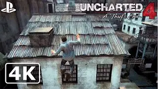 UNCHARTED 4 - Prison Break - Cinematic Escape - 4K