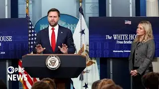 WATCH LIVE: Vance joins White House briefing