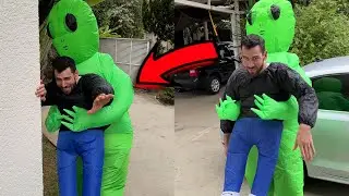 ALERTA!! Fui abduzido por um Alien GIGANTE! 👽😂