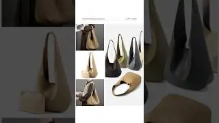 Soft Leather Hobo Bag | Elegant Single Strap Shoulder Bag | Casual Chic Slouchy Tote