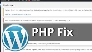 How to fix a PHP error