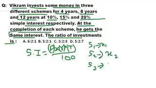 Simple Interest based question for competitive exams ||