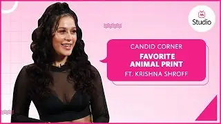 Celebrity Rapid Fire Ft. Krishna Shroff l Candid Corner - Myntra Studio