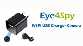 Eye4Spy WiFi USB Charger Camera | HDCameraPro APP | WiFi USB Camera Setup Video | ifihomes.com