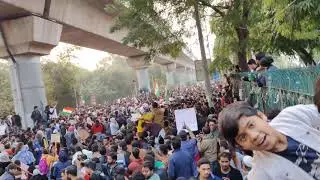 JAMIA MILLIA ISLAMIA STUDENTS PROTEST AGAINST CAB NRC CAA OKHLA JAMIA NAGAR NEW DELHI INDIA