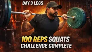 100 SQUATS vs COLD WEATHER ❄️ | Log Kya Sochenge? 🤔 | Day 3