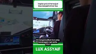 IMPIAN PRIA INI TERWUJUD BISA MENJADI DRIVER BUS #shorts