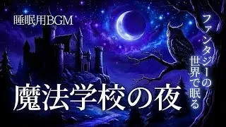 【睡眠用BGM】魔法学校の夜｜ファンタジーの世界で深く眠るための音楽