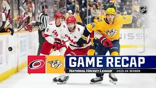 Hurricanes @ Predators 12/27 | NHL Highlights 2023
