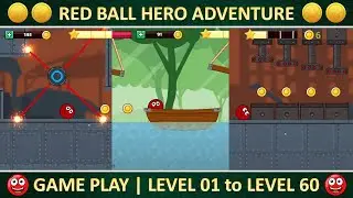 Ball Hero Adventure | Complete Game Play - Level 1 to 60 | Crazy Games | iPlayWin