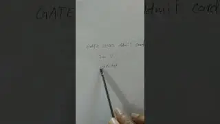 GATE 2022 How to download gate 2022 admit card, shocking news about gate2022😲😲