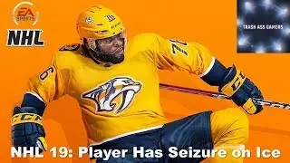 NHL 19 Goalie Hits Player So Hard He Has a Seizure on the Ice