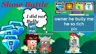 He Said I&rsquo;m Bullying him at Show Battle 😅 | Growtopia | Indonesia