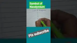 symbol of Neodymium#element#science#shorts#