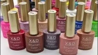 💅 **Kit com 10 Esmaltes em Gel X&D &ndash; Cores Incr&iacute;veis e Brilho Intenso para Alongamento de Unhas