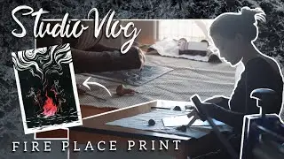 Home Printing Vlog 🎨 Learning Korean 📚 Buying Art Supplies