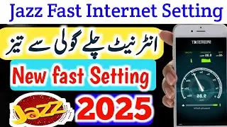 Jazz internet setting | jazz fast internet speed setting | jazz net setting |