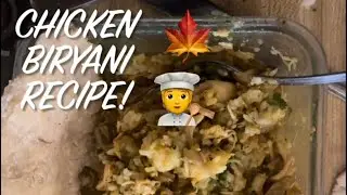 CHICKEN BIRYANI Recipe fall or cold time recipes to keep warm ! 🍗