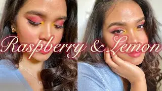 SUMMER FUN LOOK - playing with colours 🍋 (ESP/SPA CC/subs) SIMPLE COLOURFUL EYES