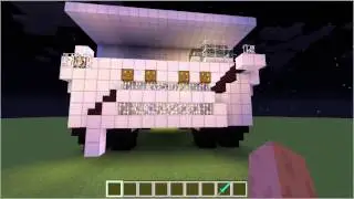 Belaz 75710 giant dump truck in Minecraft