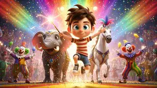 🎪Circus Dream: A Moral Story About Sharing Happiness🎠 | Animated Kids Bedtime Story #KidsFunZone