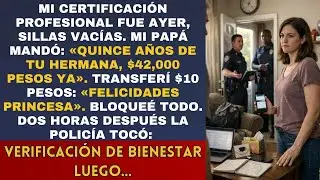 Mi familia no fue a mi certificación: «Estamos ocupados» La Fiscalía: «Su padre falsificó