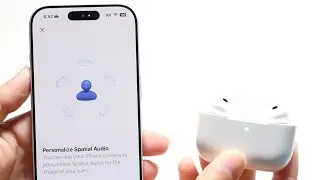 Как включить пространственное аудио на AirPod Pro 3!