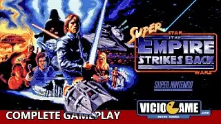 🎮 Super Star Wars: The Empire Strikes Back (SNES) Complete Gameplay