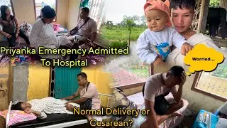 Priyanka was admitted to emergency hospital || Normal delivery or cesarean? Bitul was tensed😢