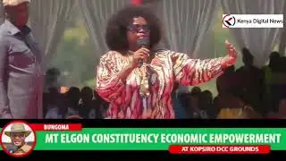 Listen to what Vihiga Women Rep Beatrice Adagala said in front of Farouk Kibet in Bungoma!!