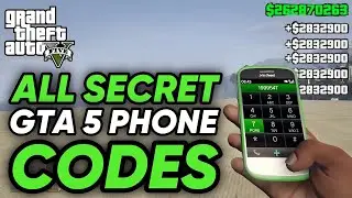 ALL GTA 5 SECRET CODES - SECRET PHONE CHEATS