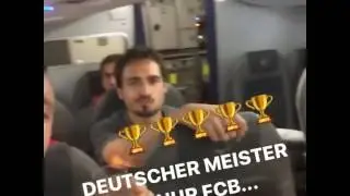 FC Bayern M&uuml;nchen Deutscher Meister 2017👍👆