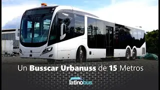 Los Busscar súper largos para el Aeropuerto de Quito - Busscar Urbanuss Pluss S5 Scania 15 metros
