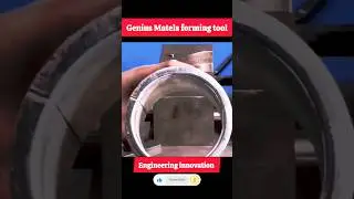 Genius Metal Forming Tool &ndash; The Power of Hydraulics! ⚙️ #engineeringinnovation #shorts