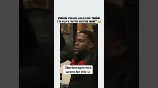 Charlamagne tried to play with Kevin Hart at The Breakfast Club 😂😂