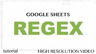 Google Sheets - RegEx REGEXMATCH Function & Email Data Validation Tutorial - Part 4