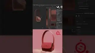 How to texture a BAG in Substance Painter #shots