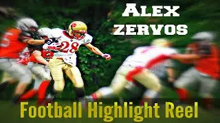 Alex Zervos 2015 Football Highlight Tape