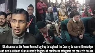 J&K observed as the Armed Forces Flag Day (AFFD) at Srinagar 