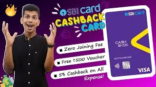 Best Credit Card For Online Shopping - SBI Cashback Credit Card - Benefits Charges, Kaise Apply Kare