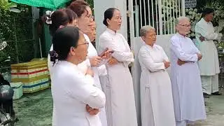 Đám tang Dì Năm, ấp Nhà Dài, Cần Đước, Long An 