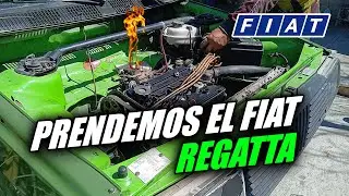 PRENDIENDO EL FIAT REGATA | motor LANCIA BIELABERO 1.6