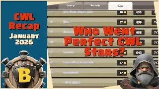 Who got perfect CWL stars? January 2026 CWL Recap