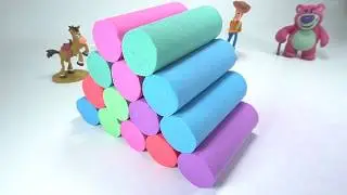 Learn Colors Kinetic Sand With Toy Story