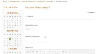 05 - Ajouter un évènement