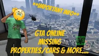 GTA 5 *IMPORTANT INFO* Online Maintenance Causing Missing Apartments/Modded Cars/ & More...